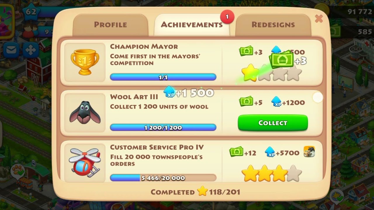 Township LEVEL 63 best design gameplay