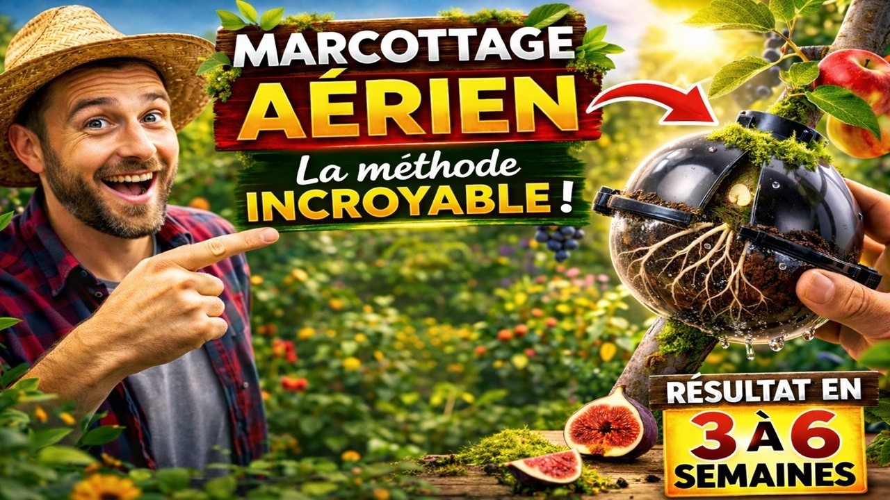 🔥 J’ouvre mes Marcottes Aériennes au jardin potager après des Mois… Permaculture & Clonage Gratuit 🌱
