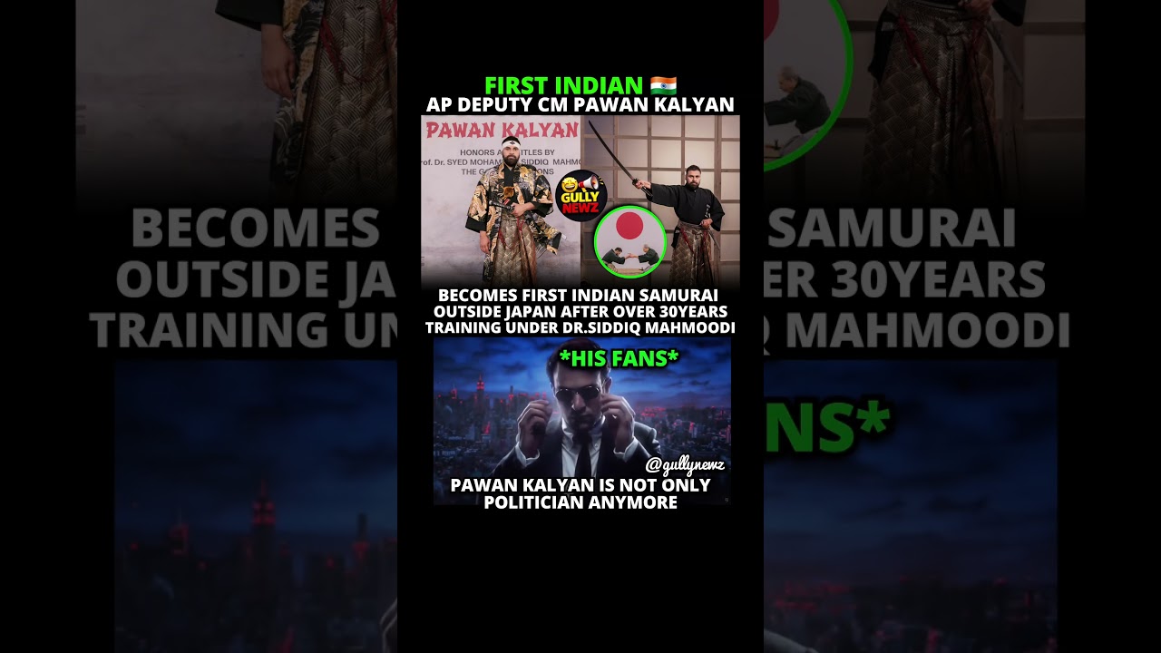 Pawan Kalyan: India's Real-Life Samurai 🇮🇳