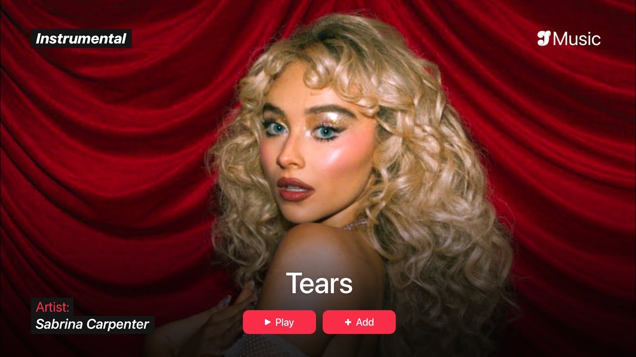 Sabrina Carpenter – Tears | Instrumental