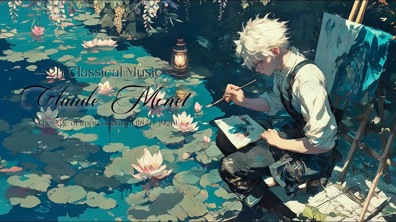 【異世界クラシック音楽】「モネ-印象派su01 ren.睡蓮 Water Lilies」-美しい池でキャンパスを彩る2時間