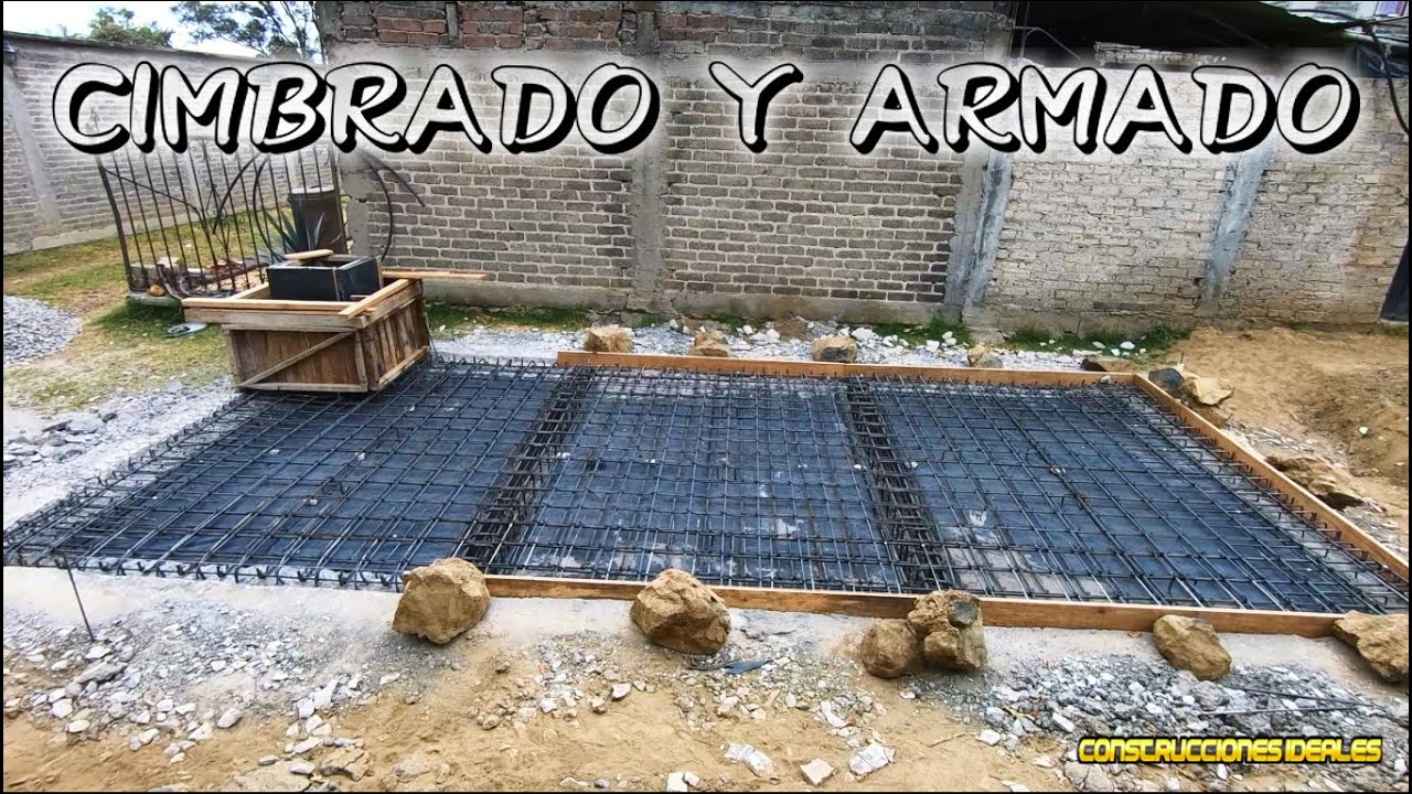 Cimbrado y Armado a Doble Parrilla para la Losa de la Cisterna | CONSTRUCCIONES IDEALES