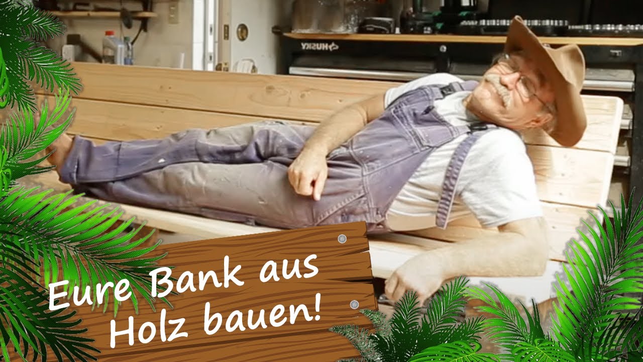 Eure eigene Bank aus Holz bauen 🤠🛠️ DIY mit Konny  | Reimanns LIFE