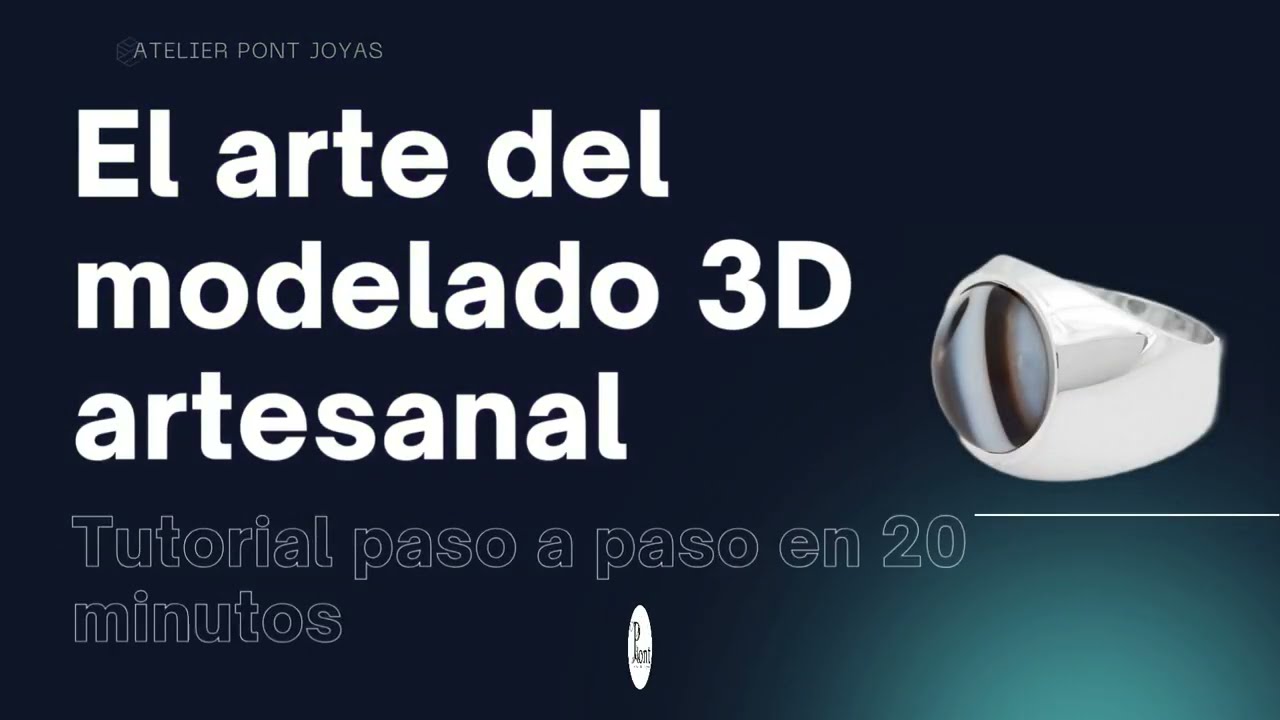 Cómo hacer un anillo de plata con ágata Botswana | Modelado en cera paso a paso
