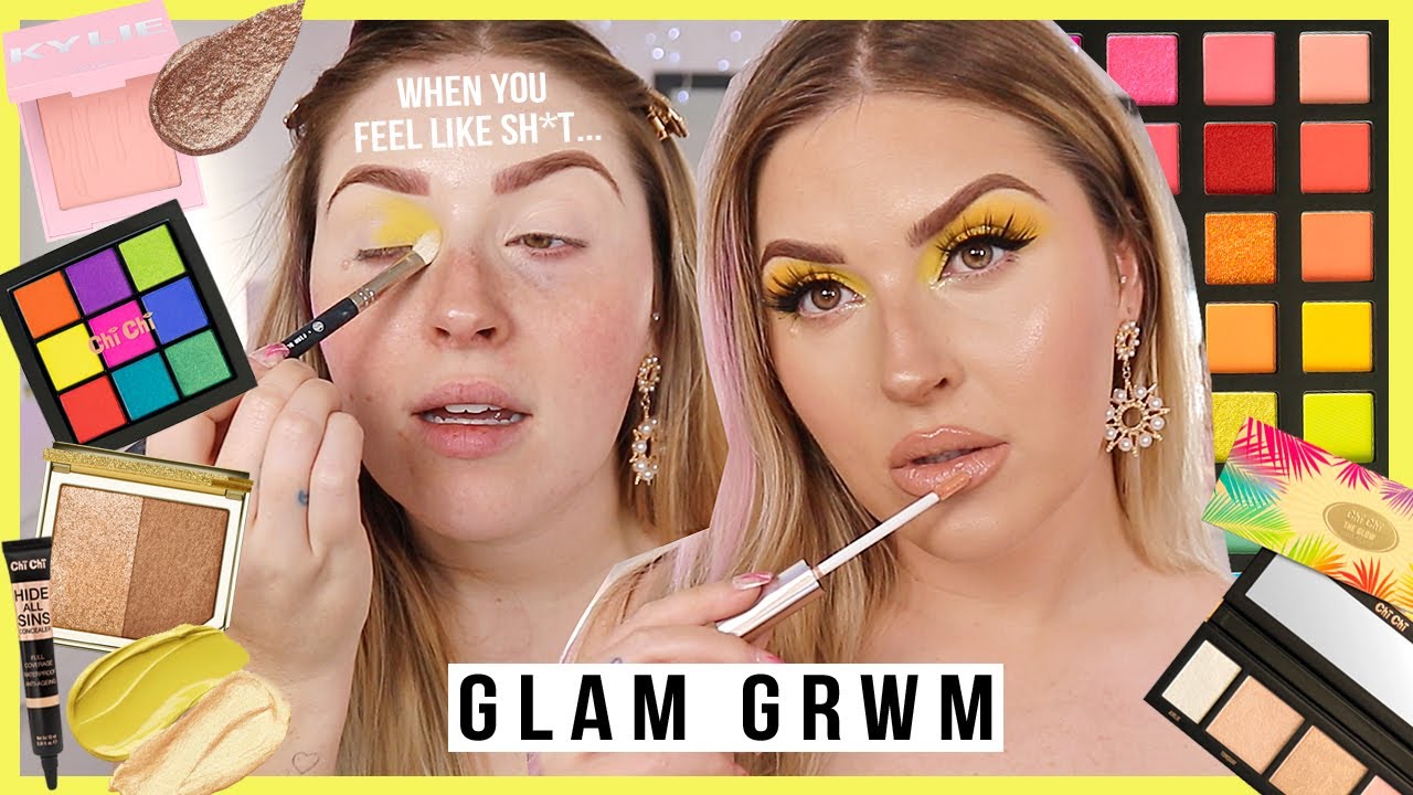 this makeup will make you feel better ☀️ GRWM full face 🌻