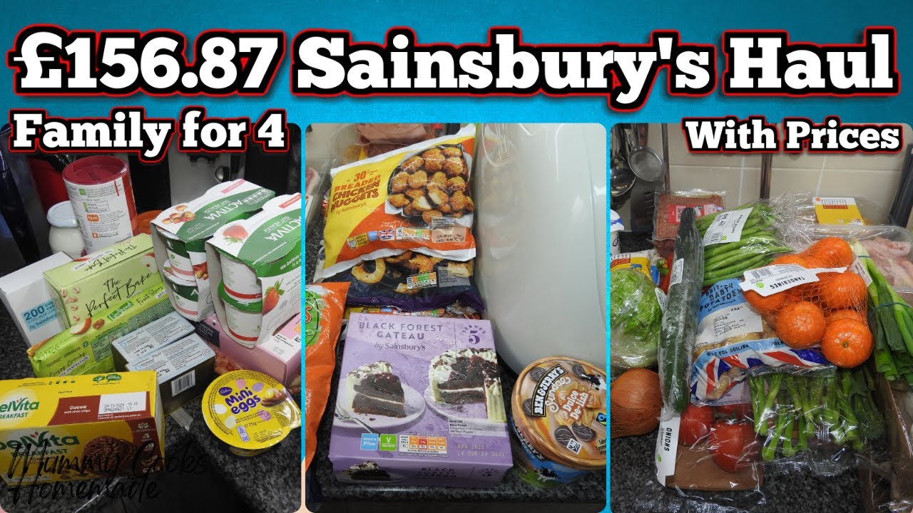 £156.87 Sainsbury's Haul With Prices Feb 2024