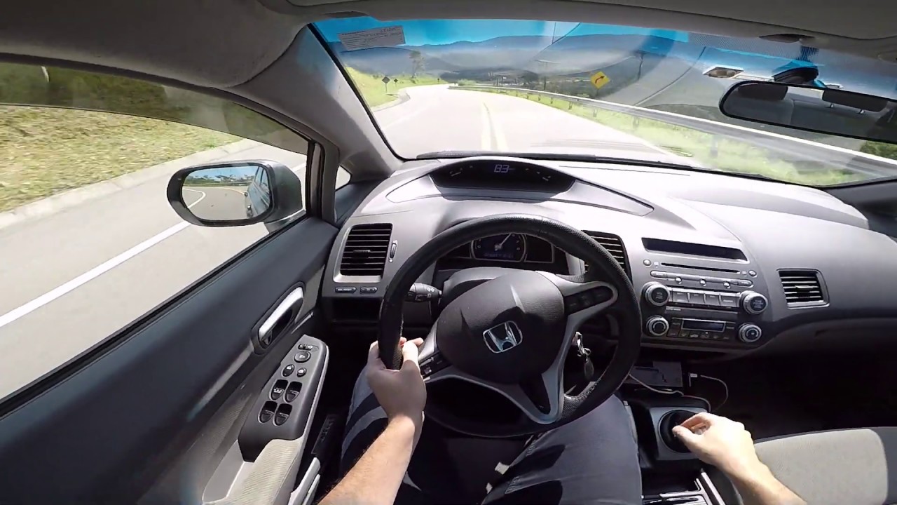 ACELEREI UM NEW CIVIC G8 NA ESTRADA (MANUAL!!!)