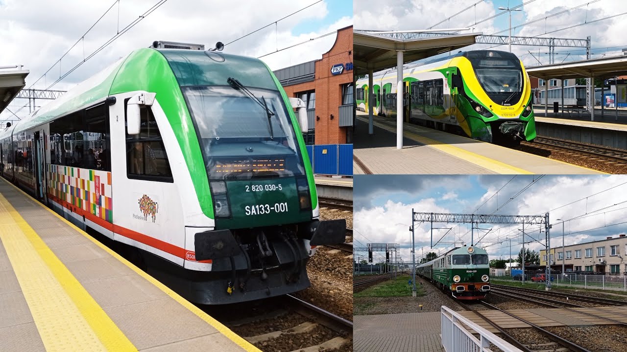 Pociągi Siedlce #2 | SU46, SA133, EN57 i inne