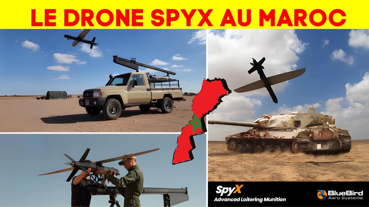 Le Drone SpyX en Action au Maroc - Puissance et Technologie!