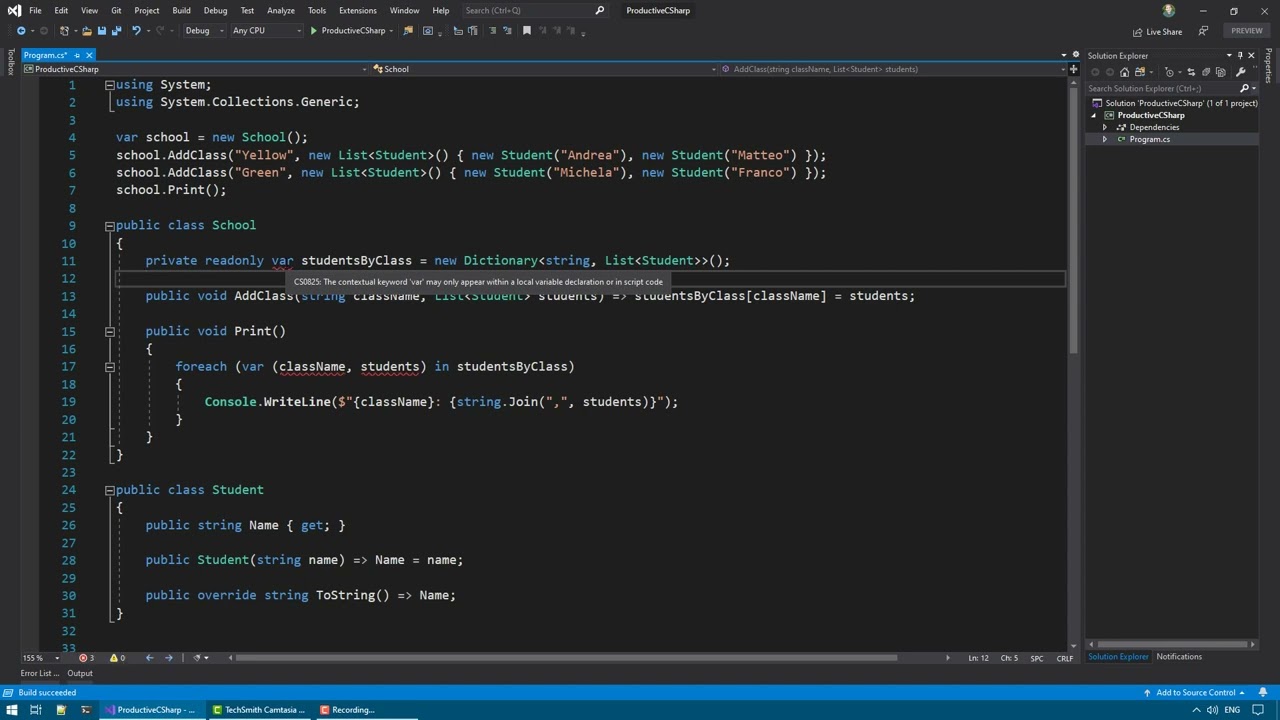 Target Typed New Expression (C# 9)