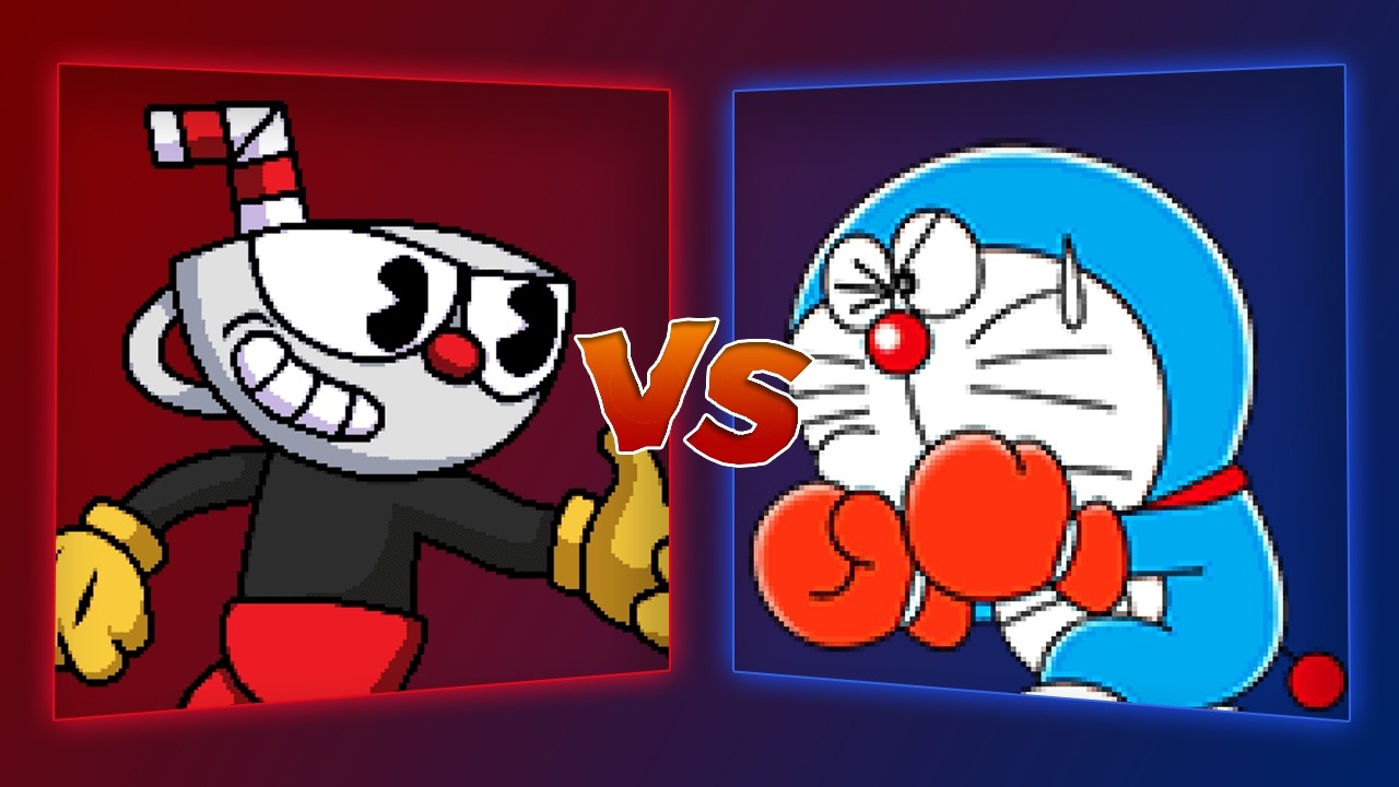 MUGEN Battle - Cuphead vs Doraemon
