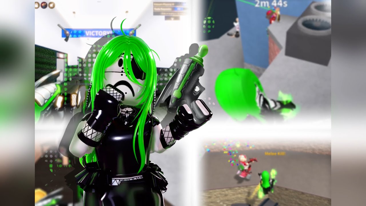 Mm2 (mmv) montage as i_sophxz!💚🖤