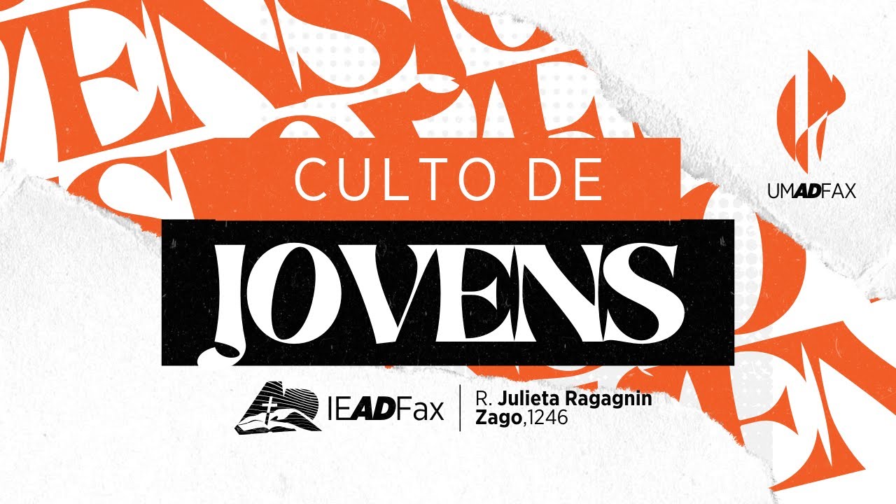 📢Culto de Jovens na IEADFax | 08.03.25
