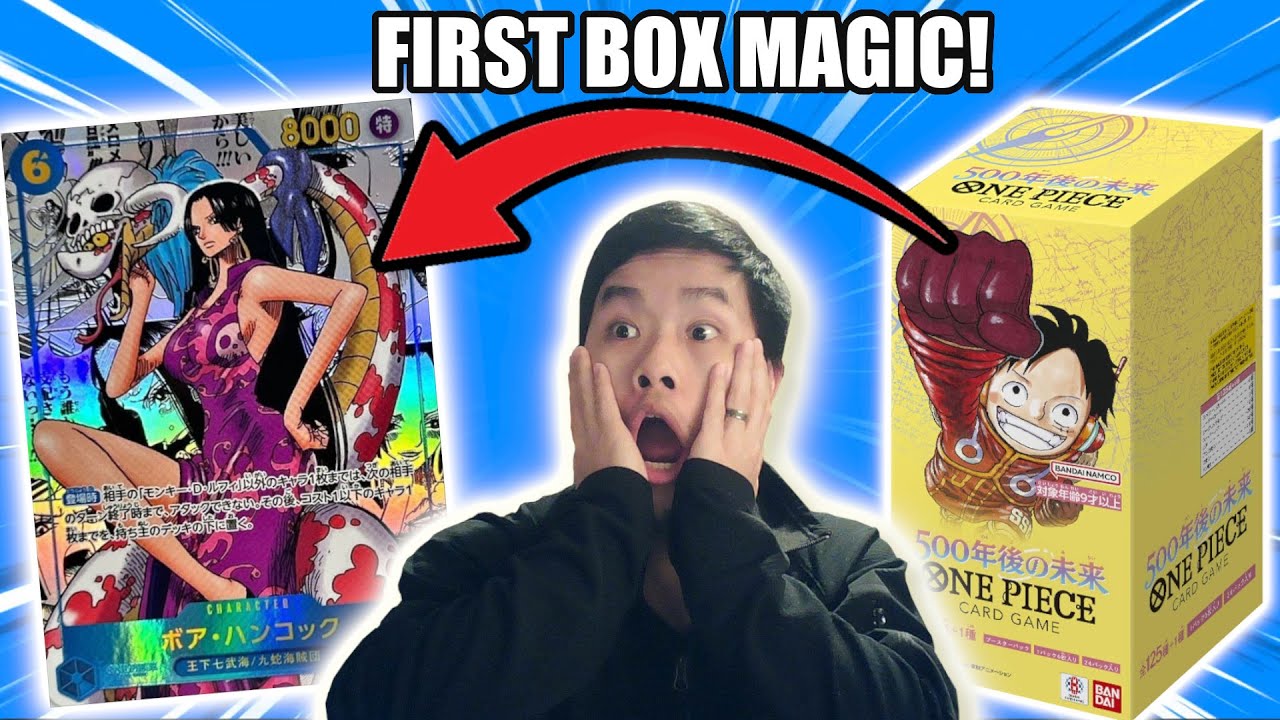 $2600 Boa MANGA Pulled! 500 Years In The Future OP07 Booster Box!!