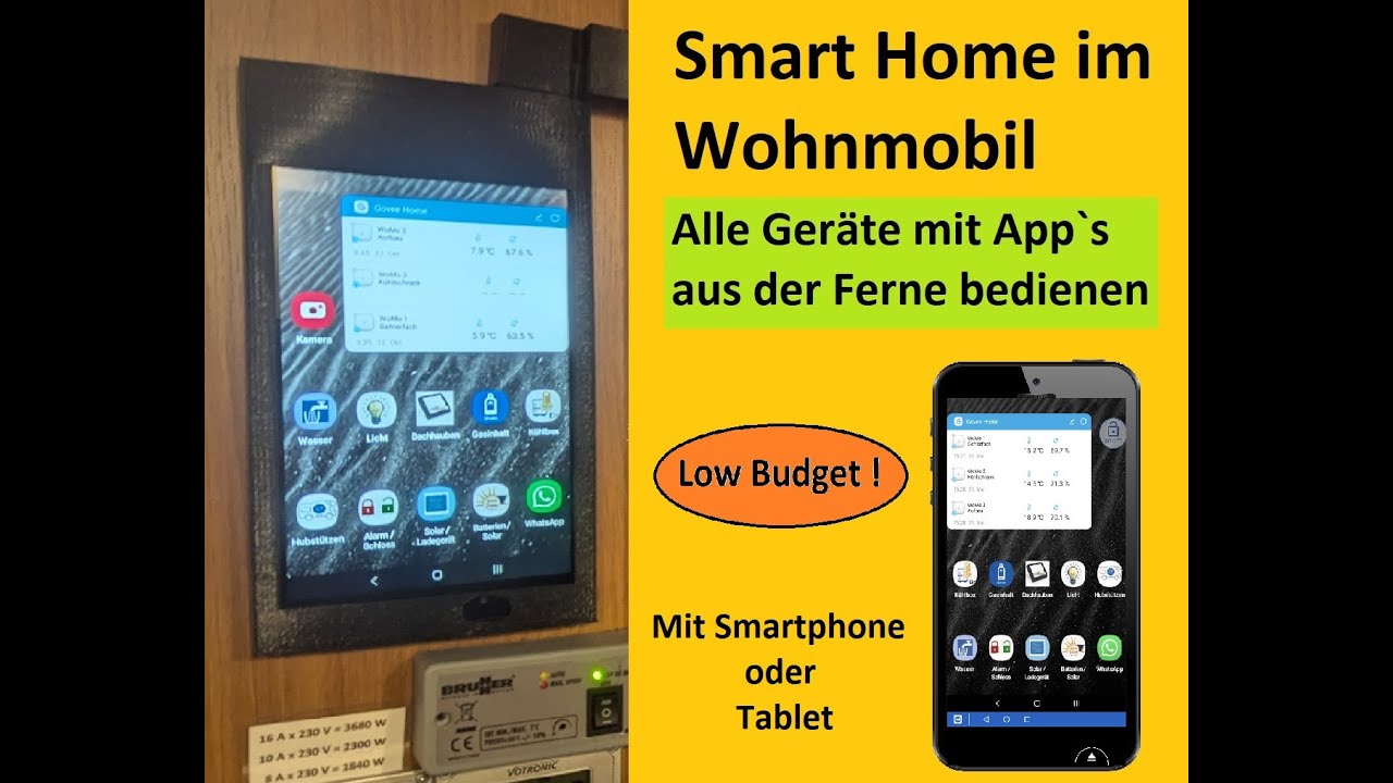 Alle Wohnmobil App`s aus der Ferne starten