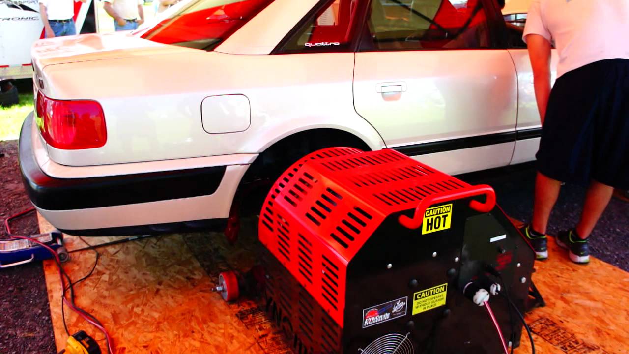 Audi Quattro on Dyno at the 2012 Carlisle Import and Kit Replica Car show