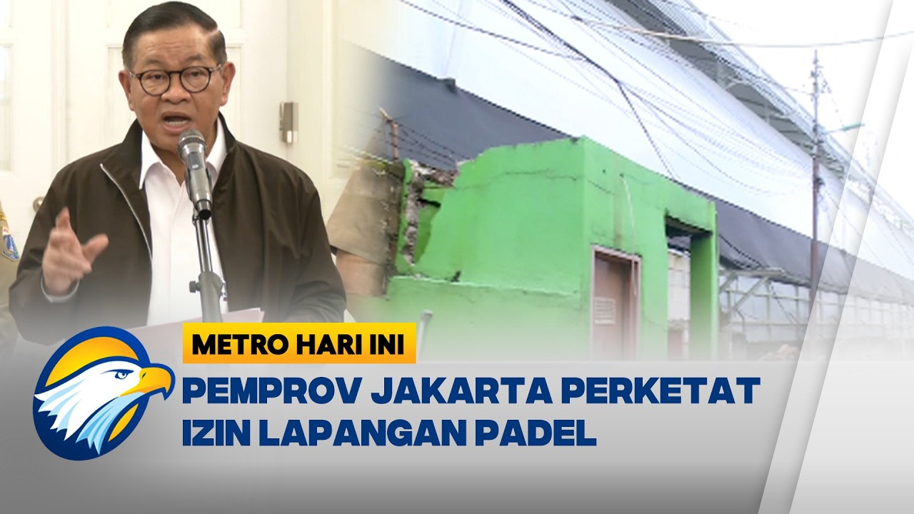 Resmi! Pramono Larang Lapangan Padel Berdiri di Zona Permukiman [Metro Hari Ini]