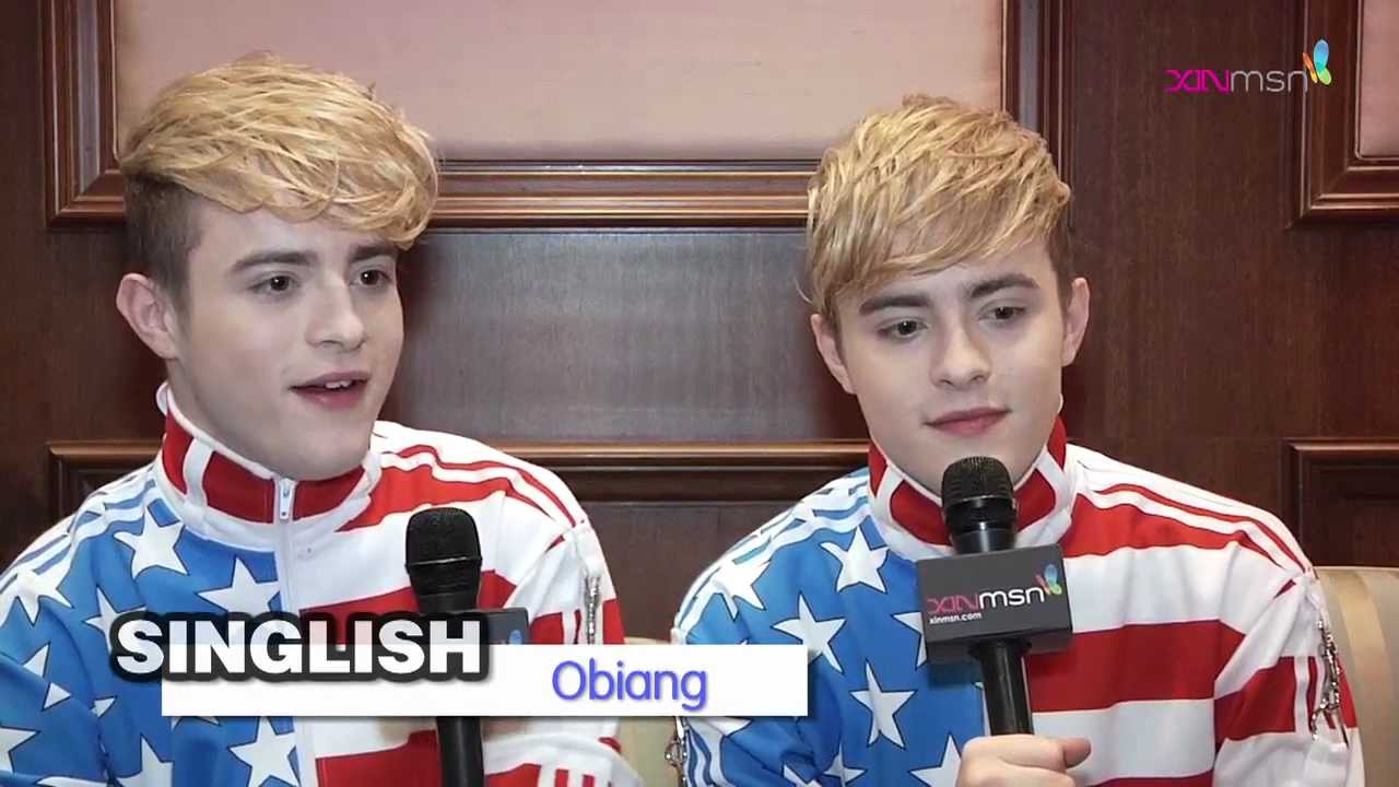 Jedward VS Singlish!