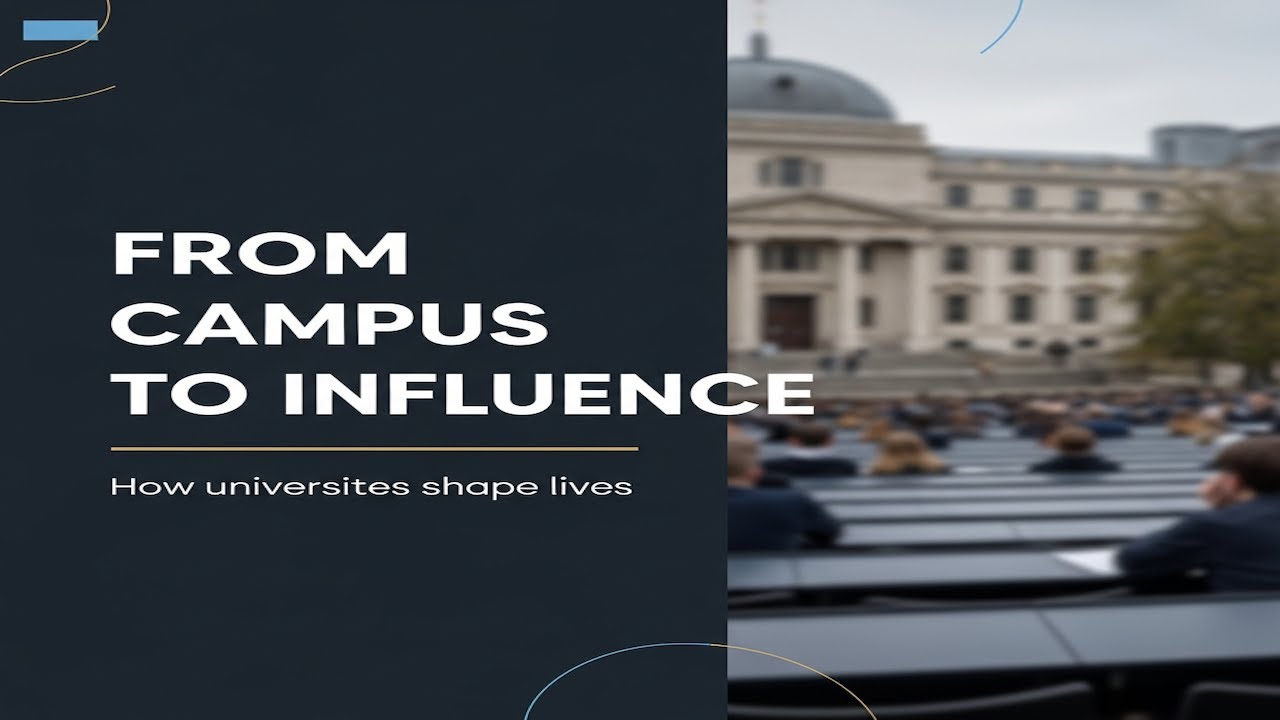 From Campus to Influence: How Universities Shape Lives, Not Just Careers