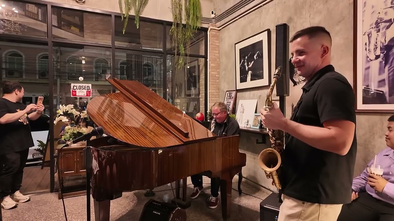 Saxsociety live house Mr.Daniel Rose & Mr.Oleg Polyanskiyn