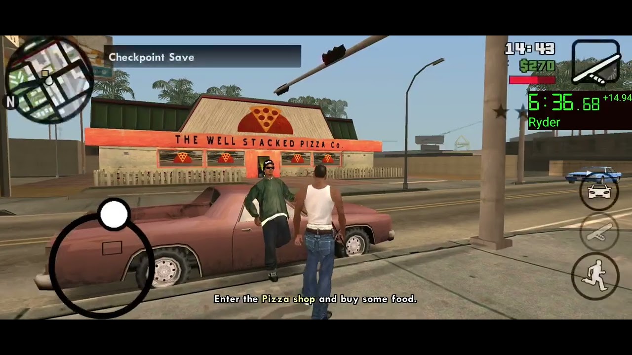 GTA:sa speedrun in 1:16:46