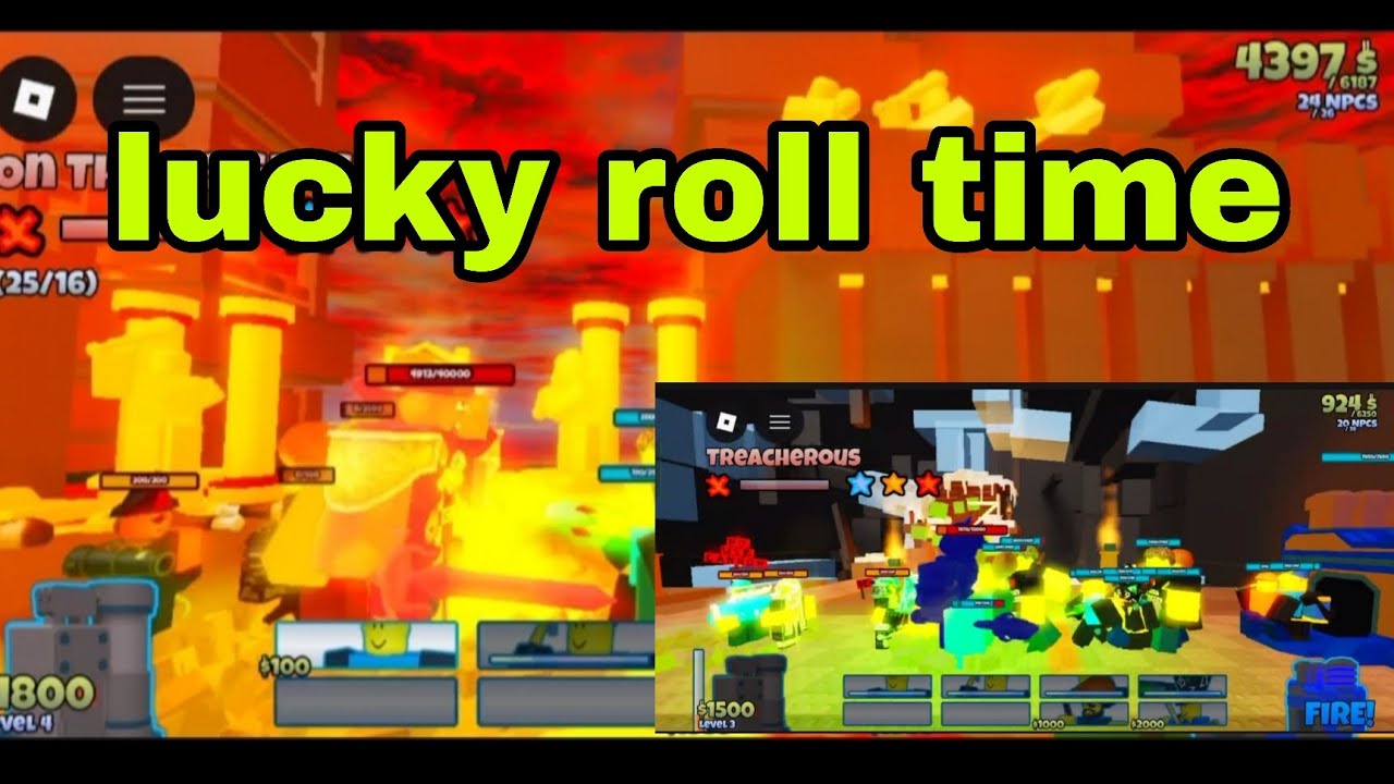 Lucky roll time the battle brick 