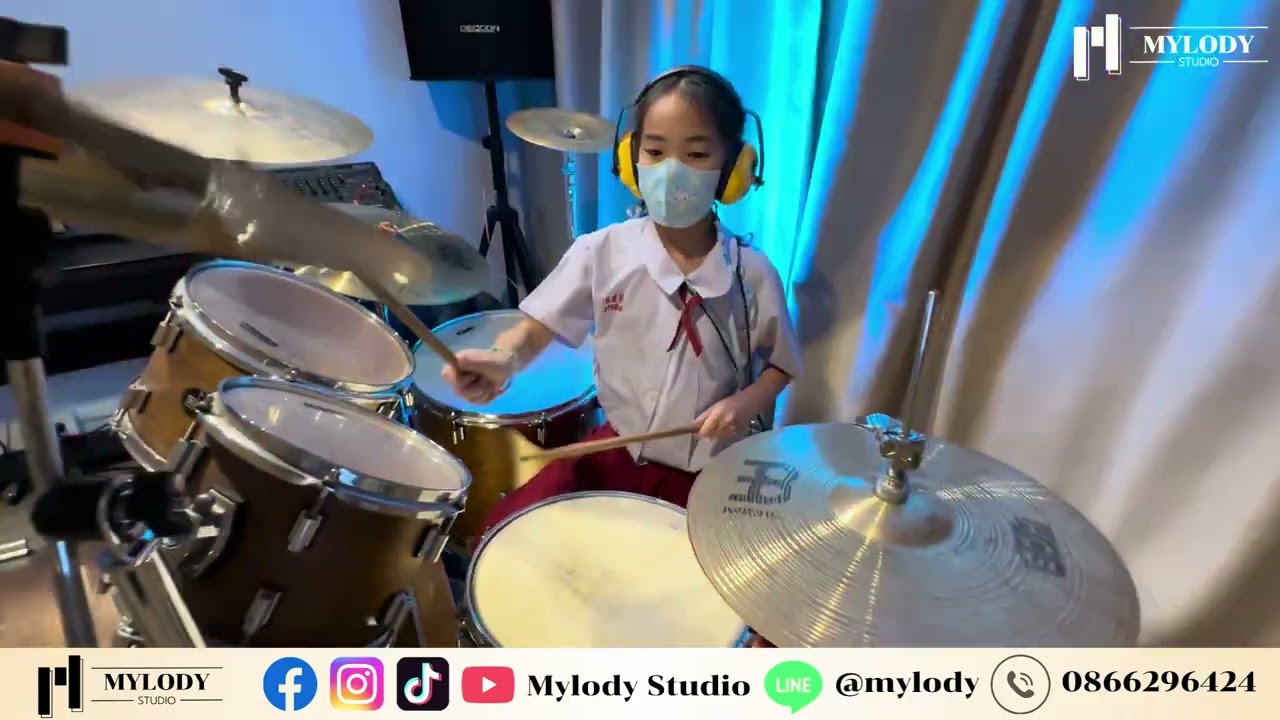 We Will Rock You Drum Cover by ข้าวฟ่าง