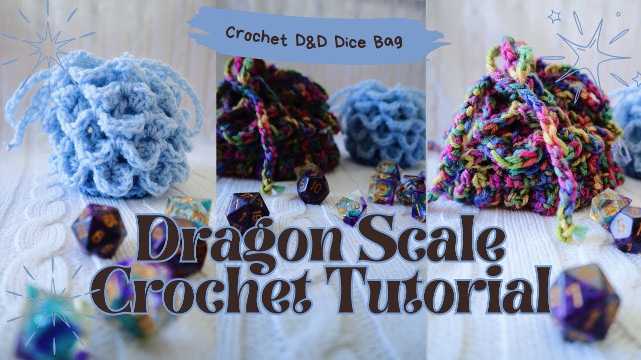 D&D Dice Bag 🧶 Free Crochet Pattern 🧶 Tutorial