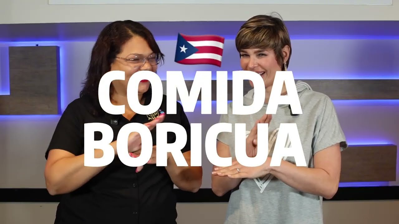 Comida Boricua 🇵🇷| LA ORSINI EN SEÑAS 🤟🏻