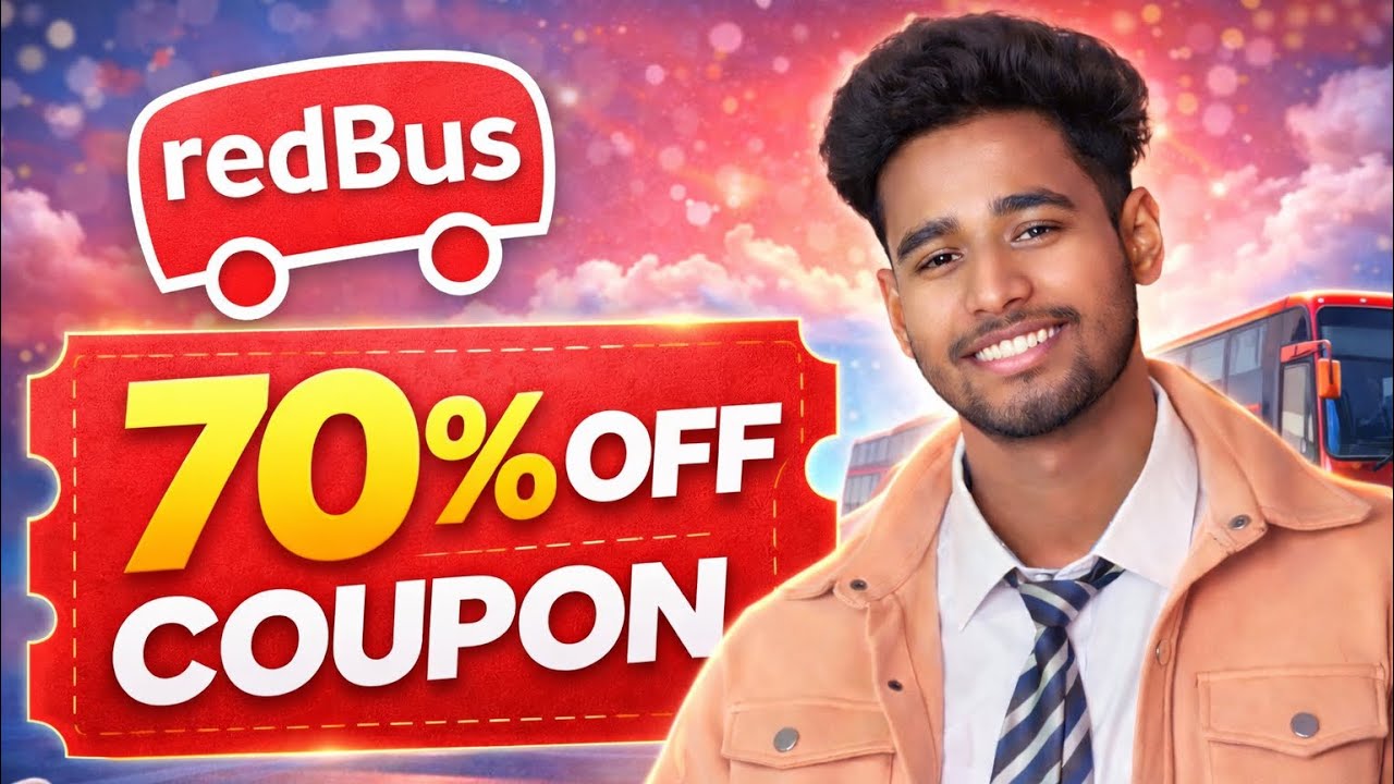 RedBus Offers Today 2026 🚌 Latest Coupon Codes & Bus Ticket Deals 💥 Save More on Every Booking