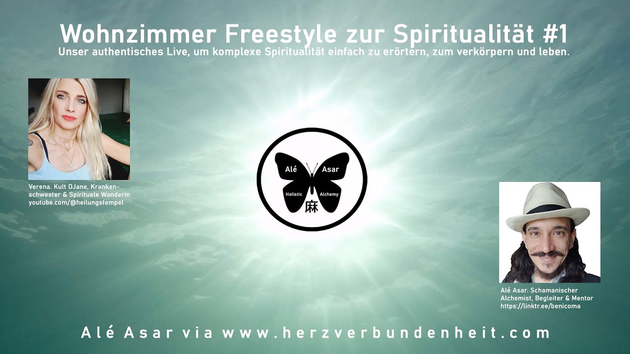 Wohnzimmer Freestyle von Verena & Alé in gelebter Spiritualität. Folge 1: Integration in der Praxis