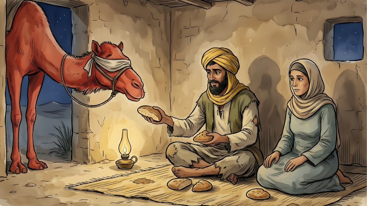 #قصة الجمل الأعمى طرده صاحبه ليموت في الصحراء.. فأنقذه راعي فقير فغير حياتهما للأبد