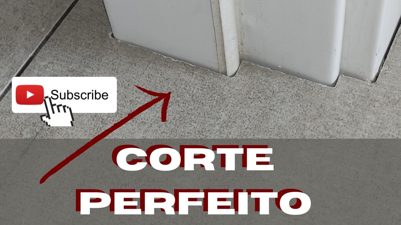 COMO CORTAR PORCELANATO EM VOLTA DO BATENTE? CORTE PERFEITO!