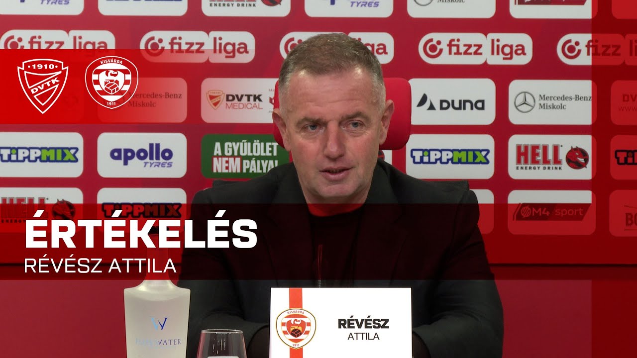 Révész Attila értékelése | DVTK - Kisvárda | 1-1 | 2026.02.01. | Fizz Liga | DVTK TV