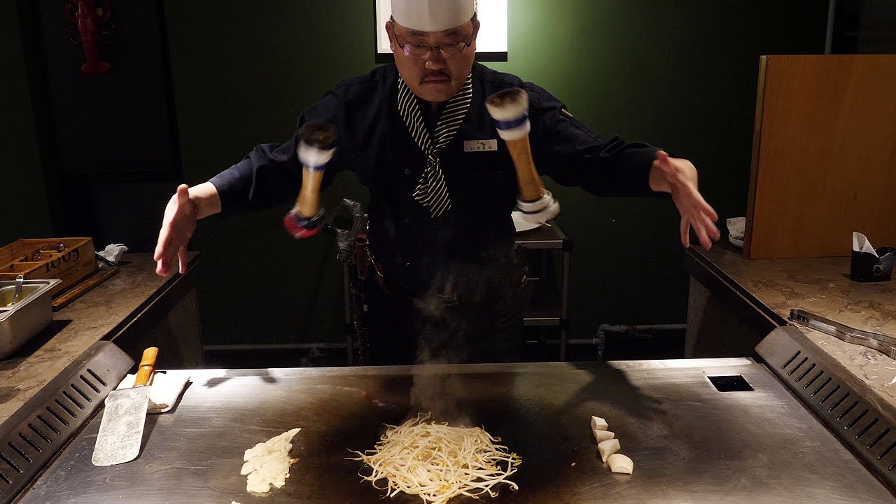 한국에 몇없는 철판 스테이크 달인 / amazing skill! teppanyaki steak master / korean food