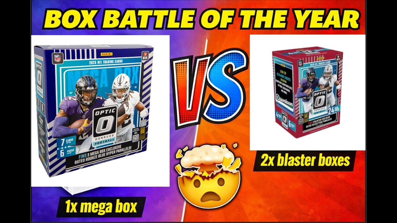 BOX BATTLE: 2025 OPTIC FOOTBALL MEGA VS. BLASTER - Which format is better?