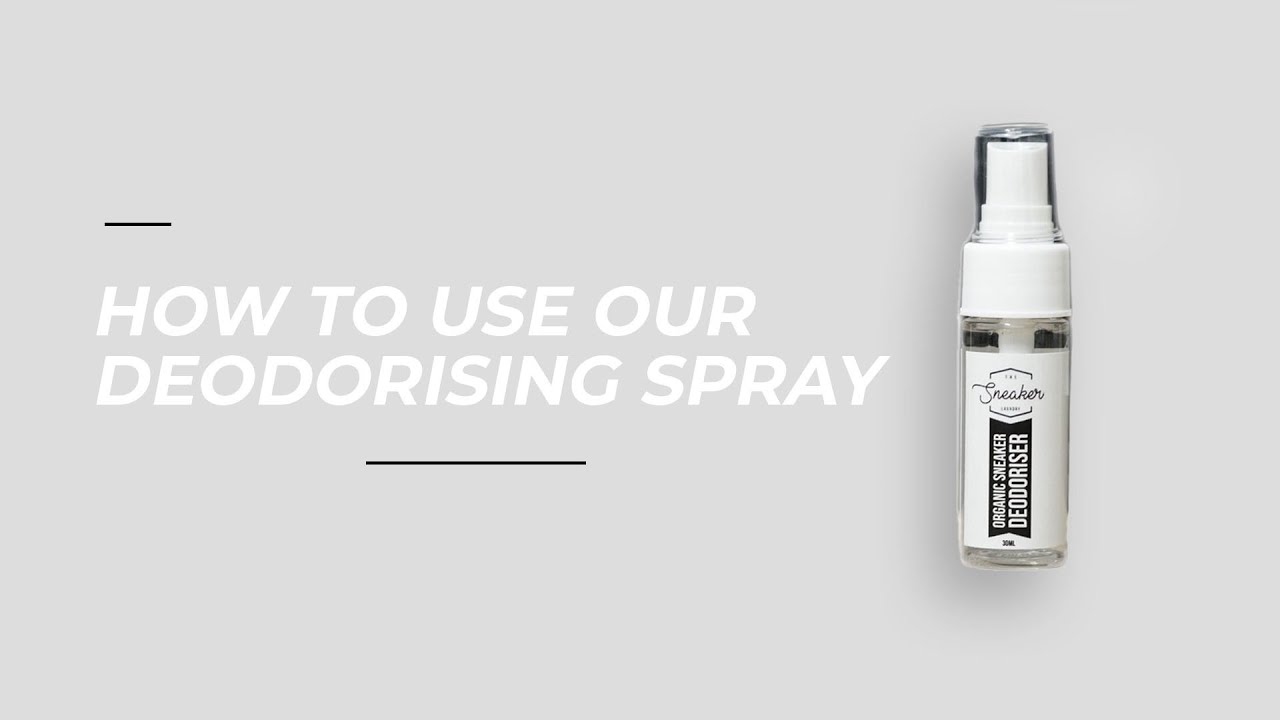 How to use our deodorising spray | The Sneaker Laundry
