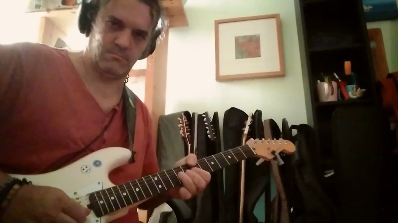 pink floyd-comfortably numb cover guitar solo 2