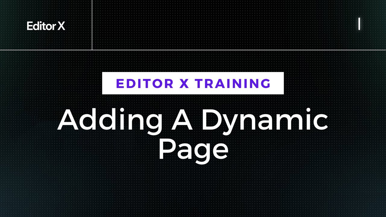 How To Add A Dynamic Page in Wix Editor X | Wix Corvid Tutorial