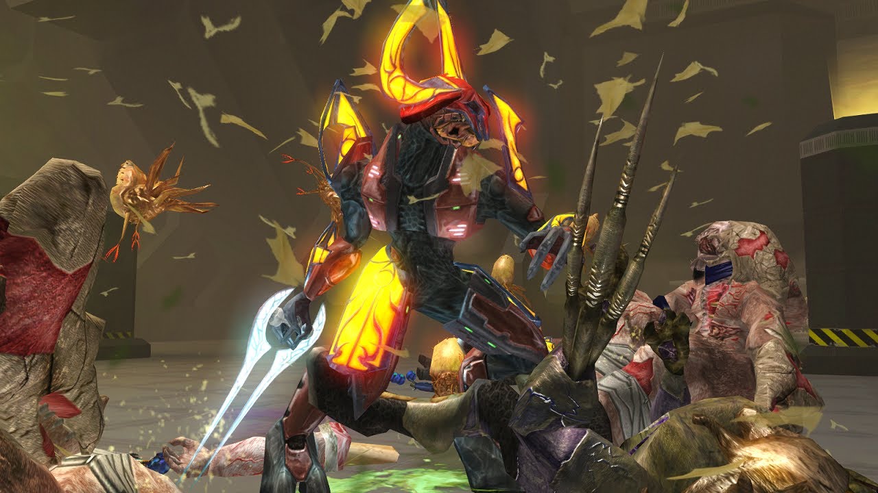 Halo 2 Elites VS. SPV3 Flood