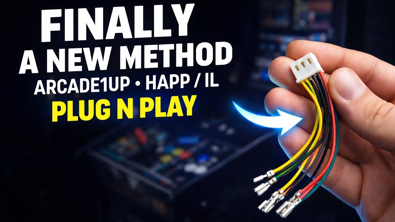NEW 2026 Arcade1Up Plug-N-Play Mod — EASIEST Happ & IL Upgrade EVER (No Soldering!)
