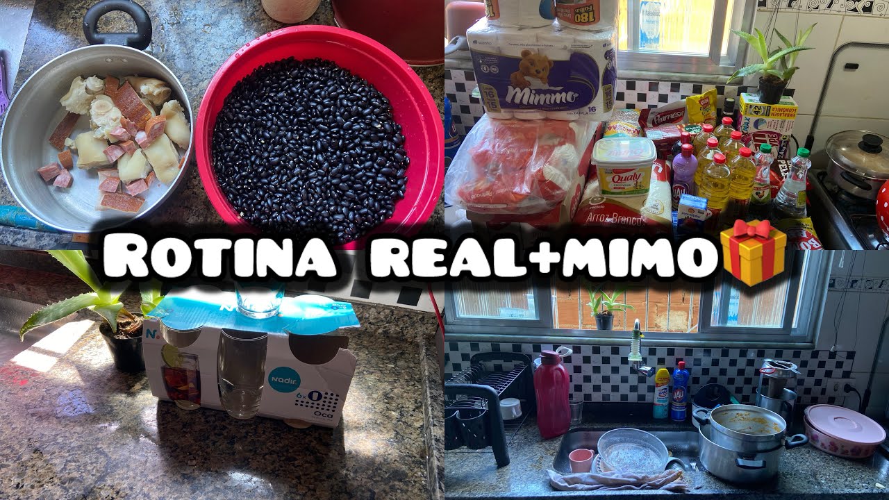 Vlog Rotina Real + Mimo🎁🎁🎁