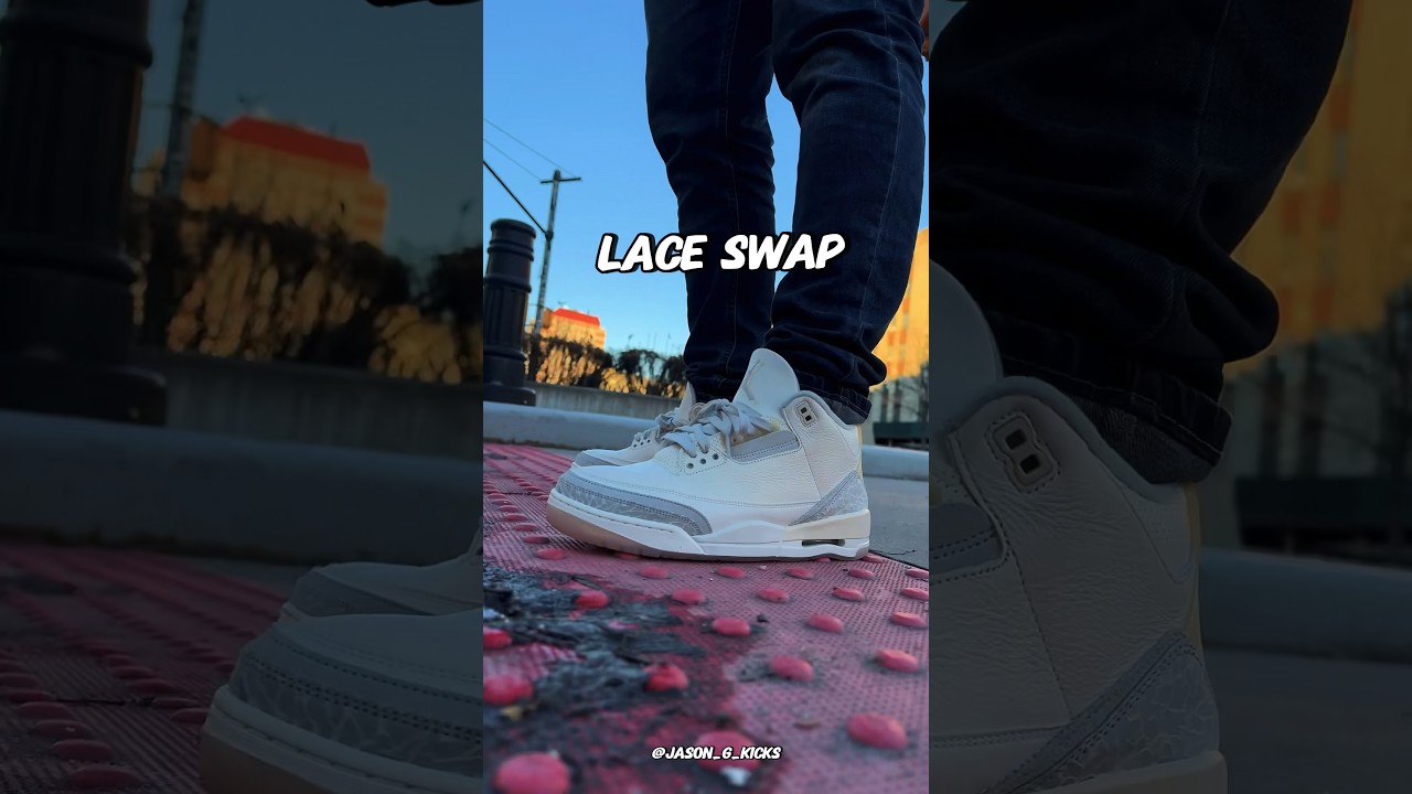 What Lace Swap Color Looks Better on the Jordan 3 Craft Ivory?