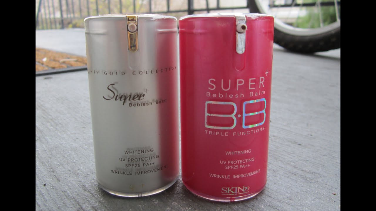 Review/Comparison: Skin79 Hot Pink vs VIP Gold BB Cream