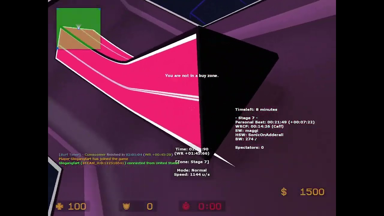 Counter Strike Source surf_anzchamps
