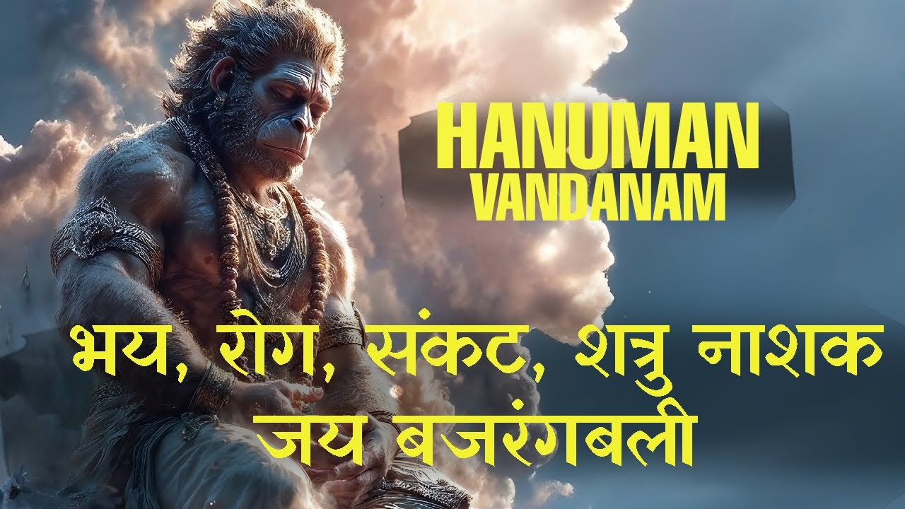 LISTEN TO This Hanuman Prayer for Strength & Protection | Shri Hanumad Vandanam