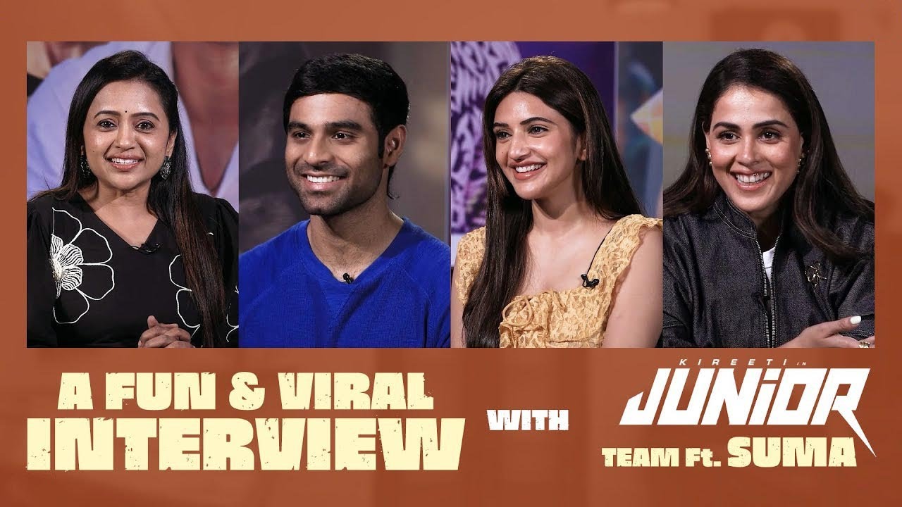 Suma Hilarious Interview With Sreeleela, Genelia & Kireeti | #Junior