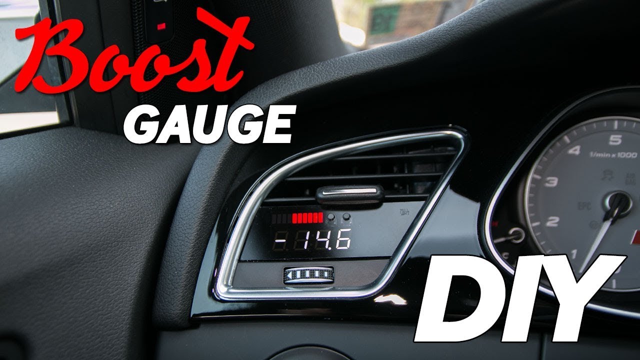 How to Install a Boost Gauge on a B8.5 Audi S4