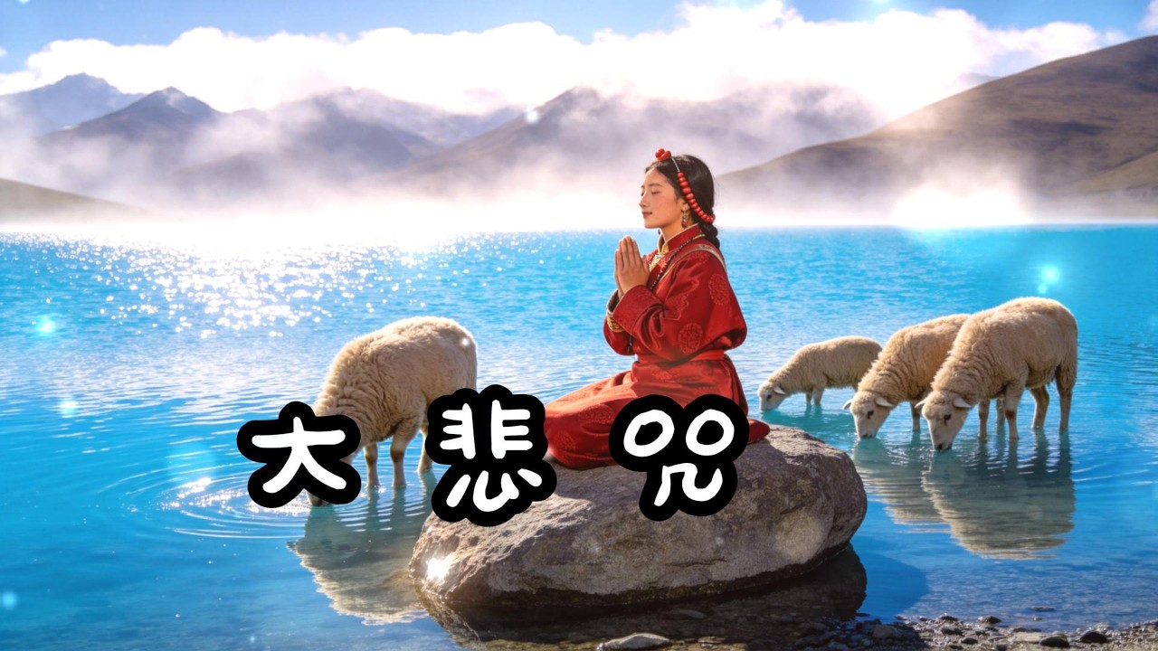 大悲咒 千手千眼咒 只要虔心聽聞，光明法音一聲，即時滅除罪業，遠離一切厄難，獲證清淨法身
