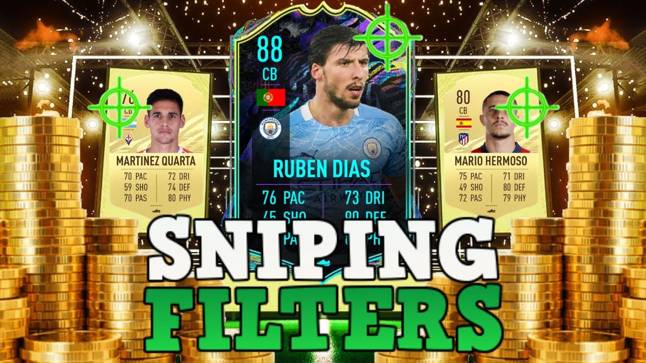 FIFA 21 INSANE SNIPING FILTERS! HOW TO MAKE 100K RIGHT NOW ON FIFA 21! BEST PLAYERS TO SNIPE ON FIFA